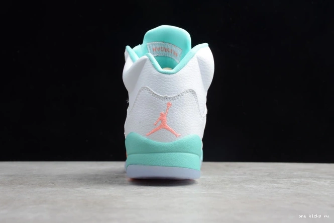 Rep Air Light GS 5 Aqua Jordan 440892-100 0715